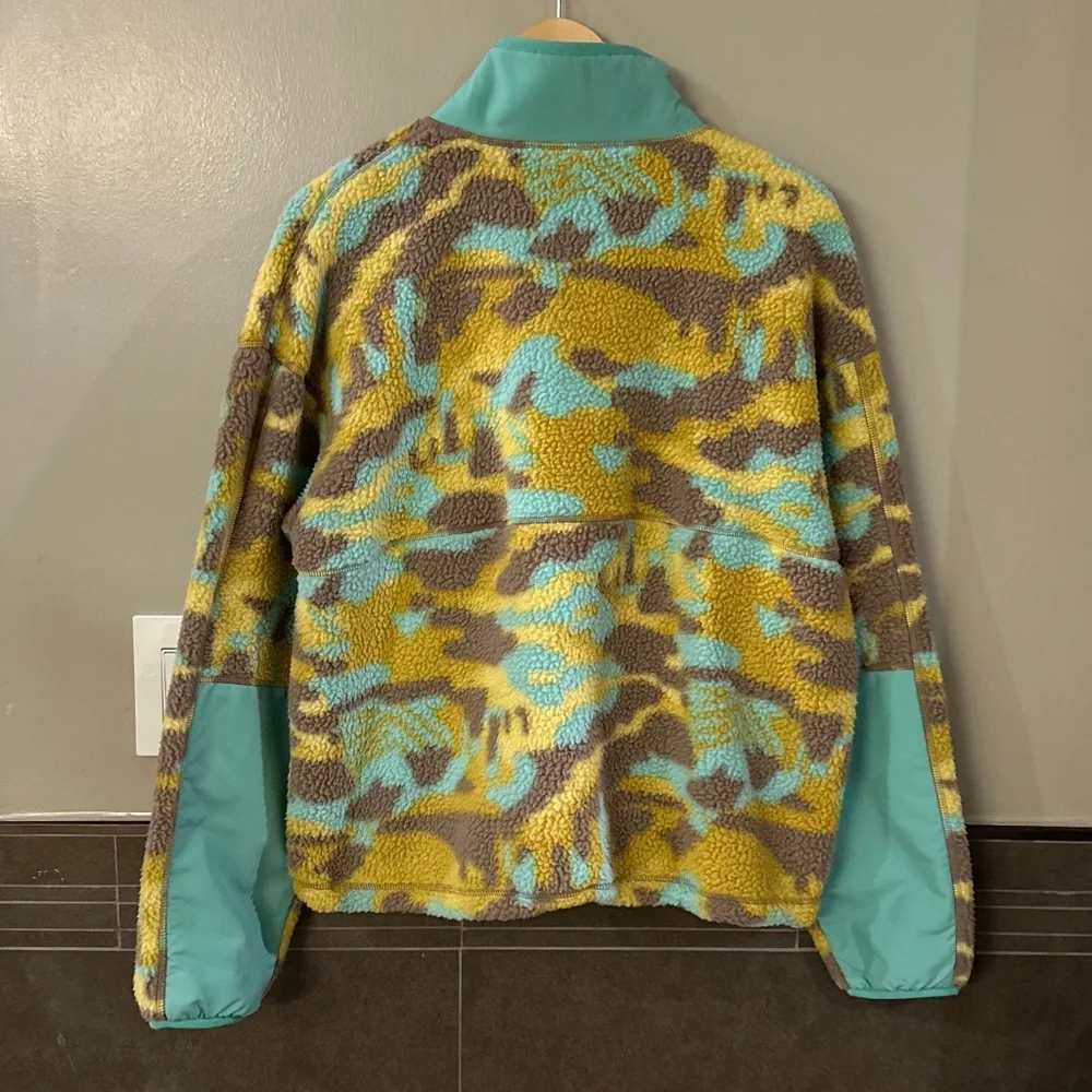 The North Face Printed Cragmont ¼ Snap Fleece Pullover (Wasabi Camo) - Picture 8 of 16